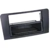 Image de Facade Autoradio 2din Compatible Avec Mercedes Classe M Ap05 Avec Vide Poche Induction Qi Noir