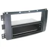 Image de Kit Facade Autoradio 2din Smart Fortwoo 07-10 Forfour 04-06 Avec Vide Poche Inbay Noir