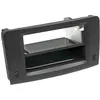 Image de Kit Facade Autoradio 2din Compatible Avec Mercedes Classe M Ap05 Avec Vide Poche Induction Qi Noir
