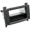 Image de Facade Autoradio 2din Compatible Avec Mercedes Classe A B Ap04 Induction Qi Avec Vide Poche Noir Rubber Touch
