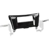 Image de Kit Facade Autoradio 2din Compatible Avec Nissan Qashqai X-trail Ap14 Avec Vide Poche Induction Qi Noir Brillant