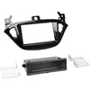 Image de Kit Facade Autoradio 2din Compatible Avec Opel Adam Corsa Ap13 Avec Vide Poche Induction Qi Noir Brillant