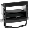 Image de Kit Facade Autoradio 2din Compatible Avec Ssangyong Korando 10-13 Avec Vide Poche Induction Qi Noir