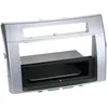 Image de Adnauto - Facade Autoradio 2din Compatible Avec Toyota Corolla Verso 04-09 Avec Vide Poche Induction Qi Argent