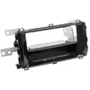 Image de Kit Facade Autoradio 2din Compatible Avec Toyota Auris Ap13 Avec Vide Poche Induction Qi Noir Brillant