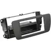 Image de Kit Facade Autoradio 2din Compatible Avec Seat Ibiza Restyle Ap10 Avec Vide Poche Induction Qi Gris Tuam