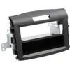 Image de Facade Autoradio 2din Compatible Avec Honda Cr-v Ap12 Avec Vide Poche Induction Qi Noir Rubber Touch