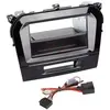 Image de Kit Facade Autoradio 2din Compatible Avec Suzuki Vitara Ap15 Avec Vide Poche Induction Qi Noir Brillant