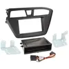 Image de Kit Facade 2din Compatible Avec Hyundai I20 Ap14 Avec Vide Poche Induction Qi Noir