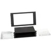 Image de Kit Support Autoradio 2din Compatible Avec Seat Leon Ap14 Avec Vide Poche Noir