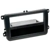 Image de Facade Autoradio 2din Compatible Avec Seat Skoda Vw Ap03 Vide Poche Noir