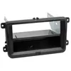Image de Adnauto - Kit Facade Autoradio 2din Compatible Avec Seat Skoda Vw Ap03 Avec Vide Poche Noir