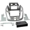 Image de Kit Support 2din Compatible Avec Ford Tourneo Transit Connect Ap13 Avec Vide Poche - Argent