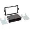 Image de Adnauto - Kit Support Autoradio Compatible Avec Dacia Opel Renault Noir Brillant Vide Poche