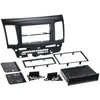 Image de Kit Facade Autoradio 2din Compatible Avec Mitsubishi Lancer Ap07 Avec Vide Poche Noir