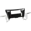 Image de Support 2din Compatible Avec Nissan Qashqai Acenta X-trail Ap14 Avec Vide-poche - Noir Brillant