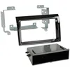 Image de Adnauto - Kit Support Autoradio 2din Compatible Avec Citroen Fiat Peugeot Ap06 Avec Vide-poche Noir Brillant