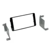 Image de Kit Support Autoradio Compatible Avec Mitsubishi L200 Fiat Fullback Noir Brillant