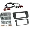 Image de Façade d'autoradio 2-DIN compatible avec Seat Ibiza(6J) tuam gris/harnais
