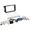 Image de Adnauto - Kit Installation Autoradio Support 2din + Adaptateur Antenne Compatible Avec Vw Seat Skoda Ap03