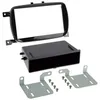 Image de Kit Support Avec Vide Poche Compatible Avec Fiat 500 - Noir Brillant