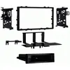 Image de Plaque De Support Autoradio 2din Avec Compartiment Pour Acura Honda Isuzu Noir