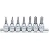 Image de BGS Jeu de douilles à embout Entraînement carré intérieur 10 mm (3/8") profil en T (pour Torx) avec alésage T15 - T50 7pcs - 9341
