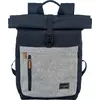 Image de travelite sac à dos de loisirs sac à dos pour ordinateur portable Basic Rollup Backpack 35L Marine / Grey bleu gris