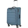 Image de Travelite valise à 4 roulettes M Skaii bleu panoramique