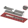Image de Tece - Drainline-evo Caniveau De Douche, Avec Support Pour Carrelage