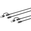 Image de speedlink SL-460101-BK speedlink USB-C/A zu USB-C Kabel Set USB-Kabel Play & Charge 2 x 3,0 m schwarz, 1 St.