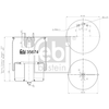 Image de Soufflet de ressort, suspension pneumatique FEBI 35674