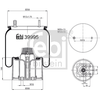 Image de Soufflet de ressort, suspension pneumatique FEBI 39995