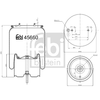 Image de Soufflet de ressort, suspension pneumatique FEBI 45660