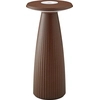 Image de Sigor LED Lampe de table à accu Nuflair brun rouille IP54 dimmable