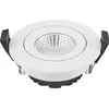 Image de SIGOR Luminaire encastré Diled 6W 310lm 3000K Downlight blanc 36° dimmable