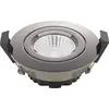 Image de SIGOR Luminaire encastré Diled 6W 310lm 3000K Downlight noir chrome 36° dimmable
