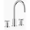 Image de Dornbracht - Tara, Mélangeur Lavabo 3 Trous, Avec Vidage, Saillie