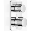 Image de Thermostat encastré LULU de Dornbracht avec régulation de débit à trois voies, kit de montage final, 36427710-00