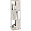 Image de Fmd - Etagère Pivotante 34x34x108 Cm Chêne Grisé - Grasby