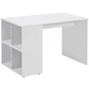 Image de FMD Bureau avec étagère 117×73×75 cm Blanc