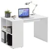 Image de Fmd - Bureau Avec Rangement 117x73x75 Cm Blanc