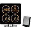 Image de Techno Line WS 6830 - Station météo - sans fil - noir/argenté