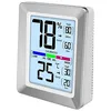 Image de Ws9460 Frontal Moderne Avec Affichage Coloré, Capteur Tactile Pour Éclairage Argent - Technoline