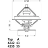Image de Thermostat, liquide de refroidissement WAHLER 4235.80D