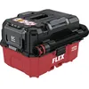 Image de Flex   Aspirateur Sans Fil 18v   Dépression 20 400 Pa   Capacité 9,5 L   Moteur Sans Balais   Tuyau Extensible 1,5 M   Pour Chantiers Humides