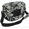Image de KLICKfix Sacoche d'épaule 'Fun Bag', 25 x 19 x 8 cm, sans adaptateur de guidon, fleur/noir