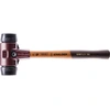 Image de Halder Marteau de protection diamètre 30mm 345g Simplex caoutchouc / noir avec manche bois - 3002030