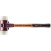 Image de Halder Schonhammer diamètre 80mm 3090g Simplex Nylon blanc avec manche bois - 3008080
