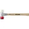Image de Fp - Maillet À Frappe Amortie Baseplex Longueur 325 Mm D. De La Tête 40 Mm Dur Bois Nylon Blanc/acétate De Cellulose Rouge